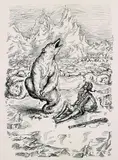 A. Paul Weber, Münchhausen und der Eisbär