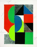 Venise by Sonia Delaunay, 1969, Lithograph printed in colours, sold May 2002