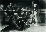 Richard Müller, Aktsaal in der Alten Akademie Brühlsche Terrassen