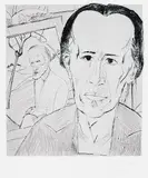 Erich Heckel, Bildnis E.G, 1920, Etching