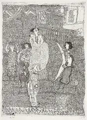 An Agathe Bunz by Horst Janssen, Etching, sold May 2002