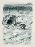 A. Paul Weber, Münchhausen und der große Fisch