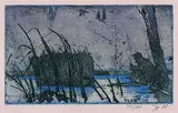 Horst Janssen, 3 Bll.: Dürerweg. Ich. Wolf Stubbe hat Geburtstag, Etching