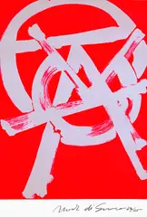 Day Star by Mark di Suvero, 1987, Lithograph printed in colours, sold May 2002