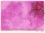 Horst Janssen, 2 Bll.: Frielingshaus hat mich mal wieder in die Pfanne gehauen. Landschaft, Etching