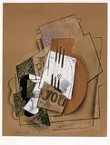 Pablo Picasso, 4 Bll.: Kubistische Kompositionen, 1966, Lithograph printed in colours