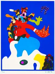 2 Bll. Kompositionen by Otmar Alt, Silkscreen, sold May 2002