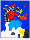 Otmar Alt, 2 Bll. Kompositionen, Silkscreen