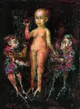 Andrei Medwedjew, Nackt, Oil on canvas