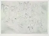 Jules Pascin, L'Enfant prodigue chez les Filles (Der verlorene Sohn bei den Mädchen), 1926, Etching