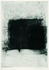 Peter Fetthauer, 3 Bll.: Haus. Sitzende Figur. Mann mit Kappe, 1969, Etching