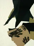 Antoni Clavé, Gants Noirs et Ficelles, Collage