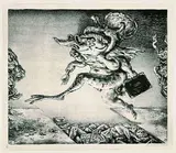 A. Paul Weber, Der Überläufer, Lithograph