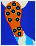 Fritz Genkinger, Großer Schuh, 1970, Silkscreen printed in colours