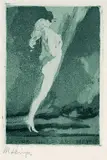 Max Klinger, Ex Libris Hildegard Heyne, 1918, Aquatint