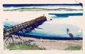 Siegfried Berndt, Landungssteg / Der Pier, 1911, Farbholzschnitt auf gelblichem Japan