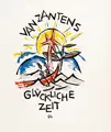 Otto Lange, Van Zantens glückliche Zeit, Um 1919/1920, Farbholzschnitt