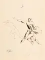 Edwin Scharff, Pferdeführer, 1921, Zwei Radierungen auf Bütten