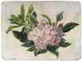 Rhododendronzweig by Christian Friedrich Gille, Um 1860, Öl auf Papier, vollflächig auf eine dünne Pappe montiert, sold Mar 2026