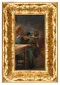 Am Kamin by Rudolf von Voigtländer, 1901, Öl auf Leinwand, sold Mar 2026