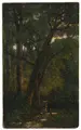 Étude dans le Bas-Bréau by Narcisse Virgile Diaz De La Peña, Öl auf sehr kräftiger Malpappe, sold Nov 2025