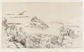 Achille Gigante, Ischia, Wohl 1840, Bleistiftzeichnung, partiell weiß gehöht