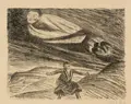 Ernst Barlach, Armer Vetter und hoher Herr I, 1919, Lithografie