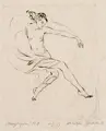 Georg Hermann Gelbke, Sechs Tanzdarstellungen, 1918, Eine Radierung und fünf Lithografien auf verschiedenen Papieren