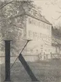 Richard Müller, Körnerhaus in Loschwitz, 1934, Bleistiftzeichnung auf festem, gräulichem Papier