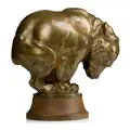 Otto Pilz, Junger Bär, Um 1921, Bronze, gegossen, in den Tiefen partiell schwarz patiniert