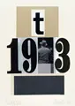 Lutz Fleischer, Zahlen, Zeit & Zugewinn, Collage auf leichtem Karton