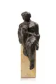 Werner Stötzer, Sitzende, 1970, Bronze, gegossen, dunkelbraun patiniert