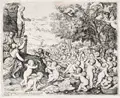 Givanni Andrea Podestà, Die Anbetung der Venus, 1636, Radierung auf Bütten