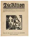 Rüdiger Berlit, Die Aktion. Rüdiger Berlit-Sonderheft IX. Jg. Heft 21/22, a) 10 Holzschnitte auf Vélin ("Selbstporträt", "Maske", "Frauenkopf", "Badende", "Kahnfahrt", o.T. (An der Bank), o.T. (Kirche), o.T. (Surreale Komposition), "U