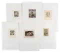 Max Klinger, Sechs Exlibris. 1885– 1914, Sechs Radierungen auf verschiedenen Papieren