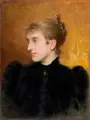 Leon Pohle, Margarethe (Tochter des Künstlers), 1893, Farbige Pastellkreidezeichnung