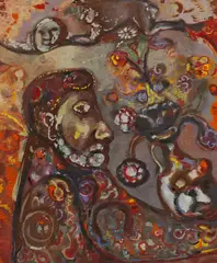 Endre Nemes, BDELÝ SEN, 1946, Tempera na papieri