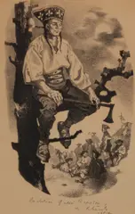 Vincent Hložník, JÁNOŠÍK, 1957, Litografia na papieri