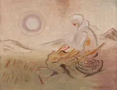 PRED ZÁPADOM SLNKA by Peter Arnold Weiss-kubínčan, OKOLO 1935 – 1937, Olej na plátne, upevnené na kartóne, sold Jun 2026
