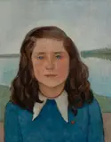 Imro Weiner-Kráľ, MLADÉ DIEVČA, 1942, Olej na plátne, dublované