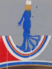 Jozef Jankovič, BEZNÁDEJNÝ POCHOD, 1967, Tempera, uhoľ na papieri