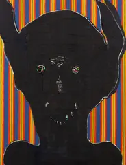 Matej Fabian, ČERT (AFTER VÁCHAL II), 2014, Kombinovaná technika na plátne