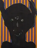 Matej Fabian, ČERT (AFTER VÁCHAL II), 2014, Kombinovaná technika na plátne