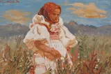 Jan Hála, VAŽECKÉ DIEVČA, 1938, Olej na plátne