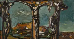 Vincent Hložník, GOLGOTA, OKOLO 1948, Olej na plátne