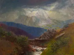Ladislav Mednyánszky, TATRY PO BÚRKE (TATRANSKÁ KRAJINA), OKOLO 1905 – 1910, Olej na plátne