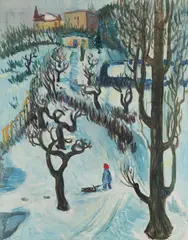 Peter Bartoš, ZIMA, 1964, Olej na plátne