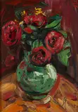František Studený, KYTICA RUŽÍ, 1959, Olej na kartóne