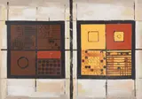 Alojz Klimo, OKNÁ, 1969, Tempera na papieri