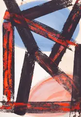 Juraj Bartusz, IRACIONALIS KONSTRUKCIÓ II, 1997, Olej, akryl na papieri